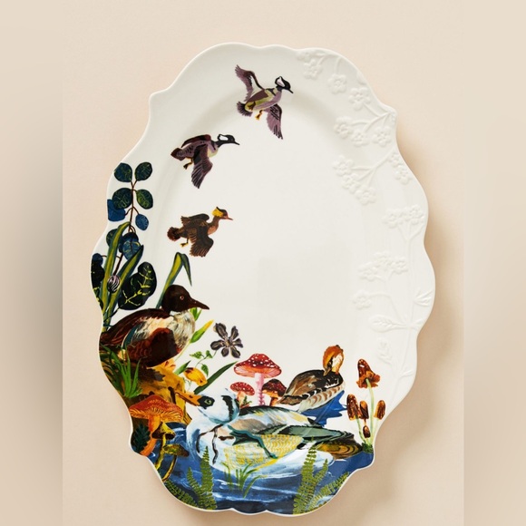 Anthropologie x Nathalie Lete Stoneware Serving Platter